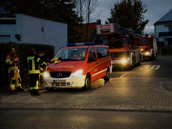 Alarmübung Feuerwehr Niestetal - 22.10.2018